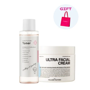 Village 11 Factory Set pentru îngrijirea tenului Skin Formula Care Duo, 2 buc