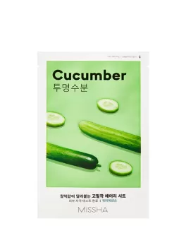 Missha Mască hidratantă din țesătură Airy Fit Cucumber, 1 buc