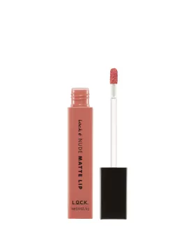 L.O.C.K. Color Ruj lichid Nude Matte, 4 gr