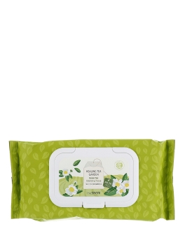 the SAEM Очищающие салфетки Healing Tea Garden Green Tea, 60 шт