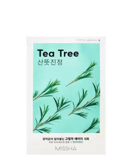 Missha Mască antiinflamatoare din țesătură Airy Fit Tea Tree, 1 buc