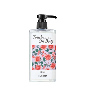 the SAEM Gel de duș hidratant Touch On Body Rose, 300 ml