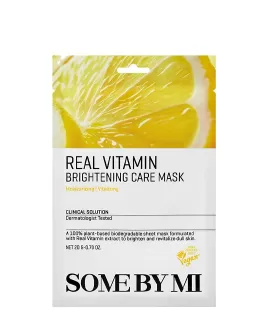 SOME BY MI Mască iluminatoare din țesătură Real Vitamin Brightening, 1 buc