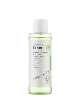 Village 11 Factory Toner cu efect de calmare pentru față С Skin Formula, 250 ml