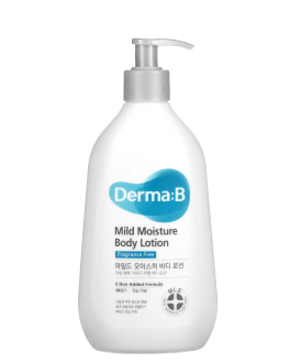 Derma:B Loțiune de corp hidratantă Mild Moisture, 400 ml
