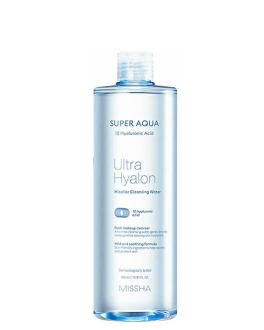 Missha Apă micelară hidratantă Super Aqua Ultra Hyalron, 500 ml