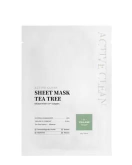 Village 11 Factory Mască din țesătură Active Clean Tea Tree, 1 buc