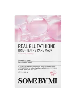 SOME BY MI Mască iluminatoare din țesătură Real Glutathione Brightening, 1 buc