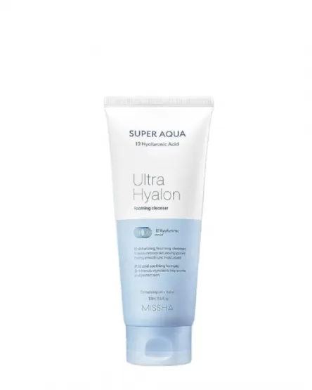 Missha Spumă de curățare hidratantă pentru față Super Aqua Ultra Hyalron