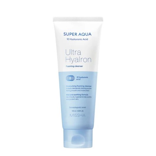 Missha Увлажняющая пенка для очищения Super Aqua Ultra Hyalron