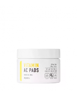 Apieu Pad-uri pentru peeling facial cu 6 vitamine și cu acizi AHA și BHA Vitamin AC Pads, 35 buc