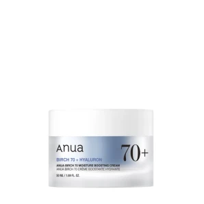 Anua Cremă hidratantă de față Birch 70+ Hyaluron, 50 ml