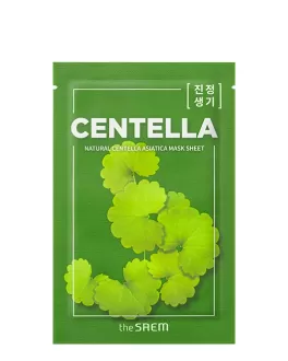 the SAEM Успокаивающая тканевая маска Natural Centella, 1 шт