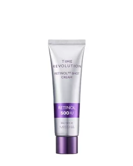 Missha Cremă de față întineritoare Time Revolution Retinol 500 Shot, 60 ml