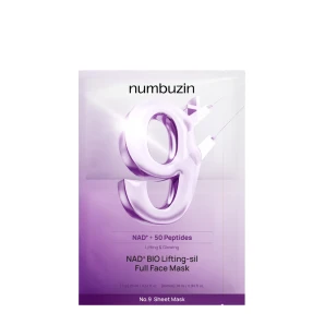 Numbuzin Mască din țesătură No.9 NAD+ Bio Lifting-sil, 20 ml