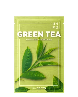 the SAEM Тканевая маска для лица Natural Green Tea, 1 шт