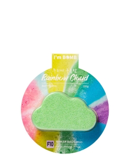 IM BOMB Гейзер для ванны Rainbow Cloud Baby Cotton, 120 г