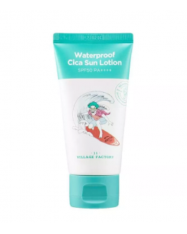 Village 11 Factory Loțiune cu protecție solară calmantă Cica Sun Lotion SPF50+ PA++++, 80 ml