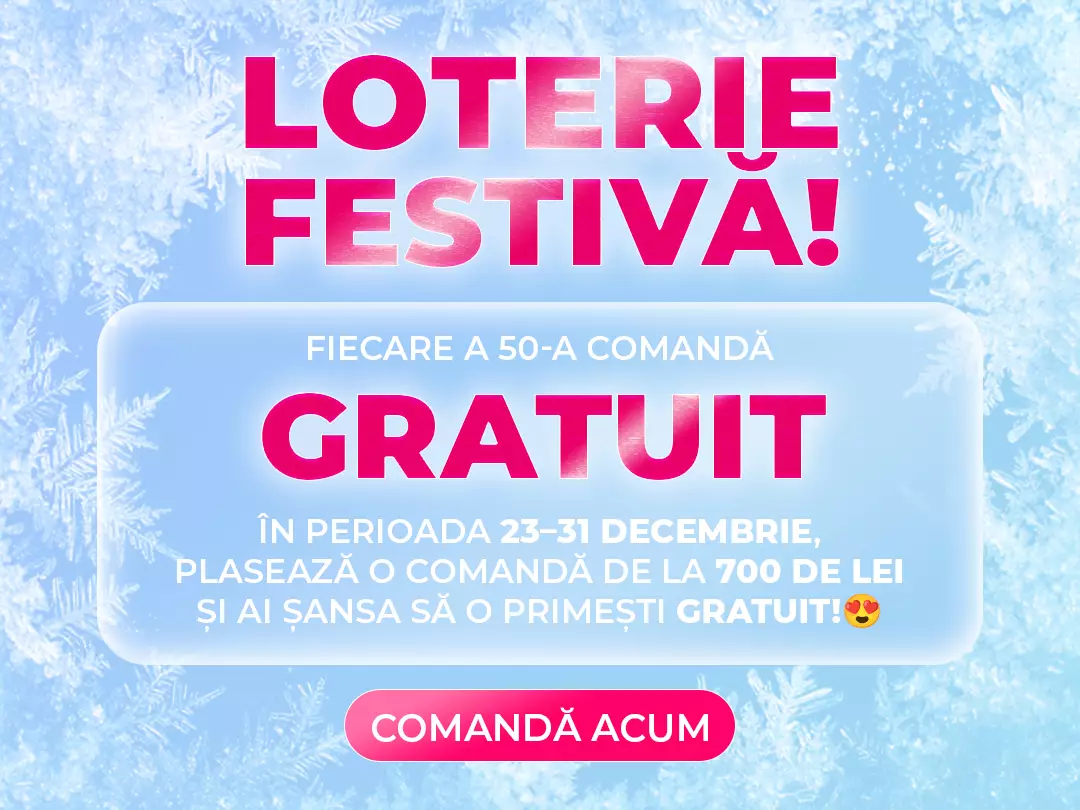 Loteria de Crăciun My Skin: fiecare a 50-a comandă GRATUITĂ