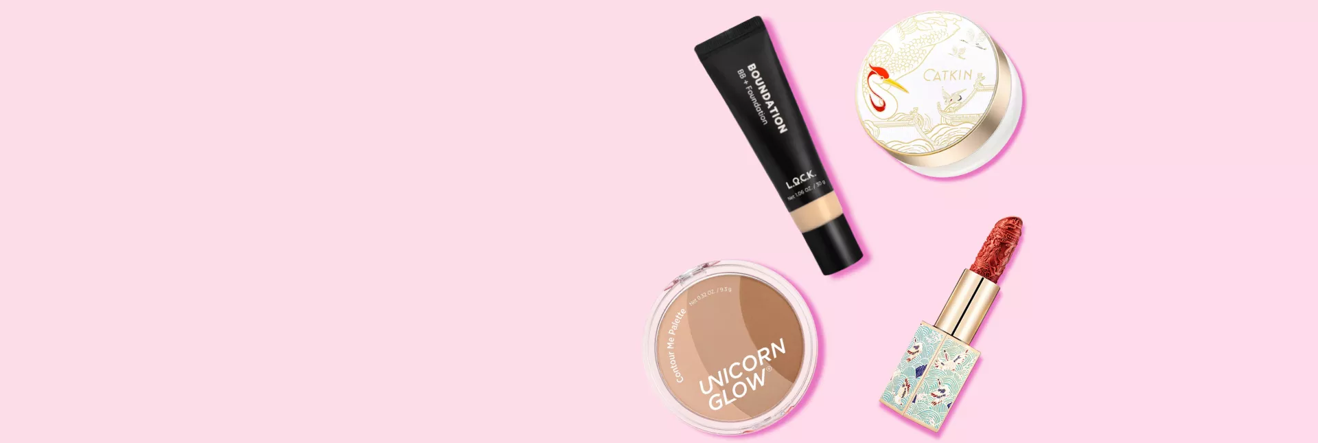   50% скидка  
 На декоративную косметику CATKIN, Unicorn Glow, L.O.C.K. Color 