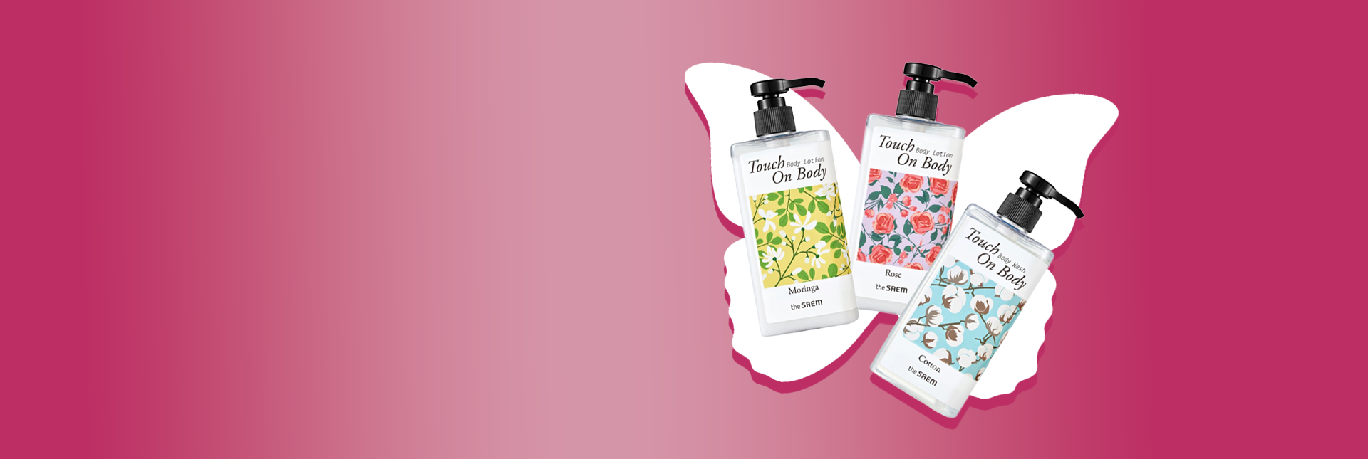  the saem touch on body  Produse de corp cu arome vibrante și formule hipoalergenice 